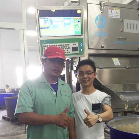 Angelon Nuts Color Sorter in Thailand - a Famous Snacks Company
