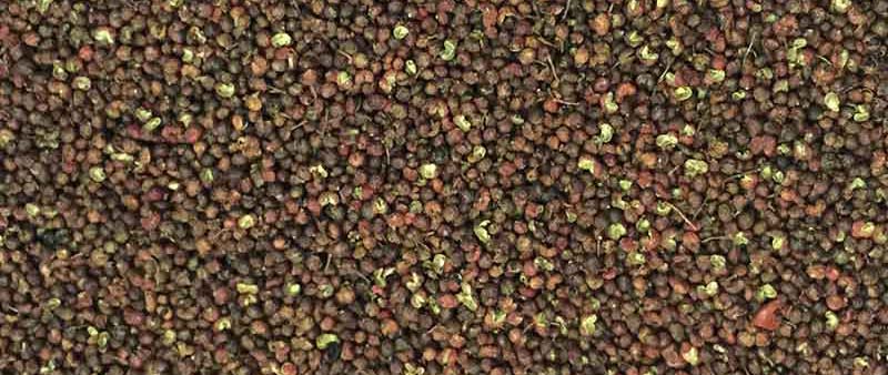 black pepper after sorting